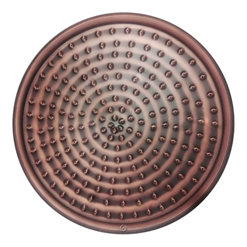 Ducha Vintage 20cm Cobre Antiguo Con Tubo 40cm