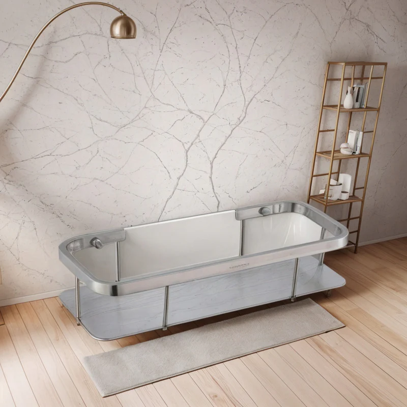 Repisa De Baño Rectangular En Acero - Image 4
