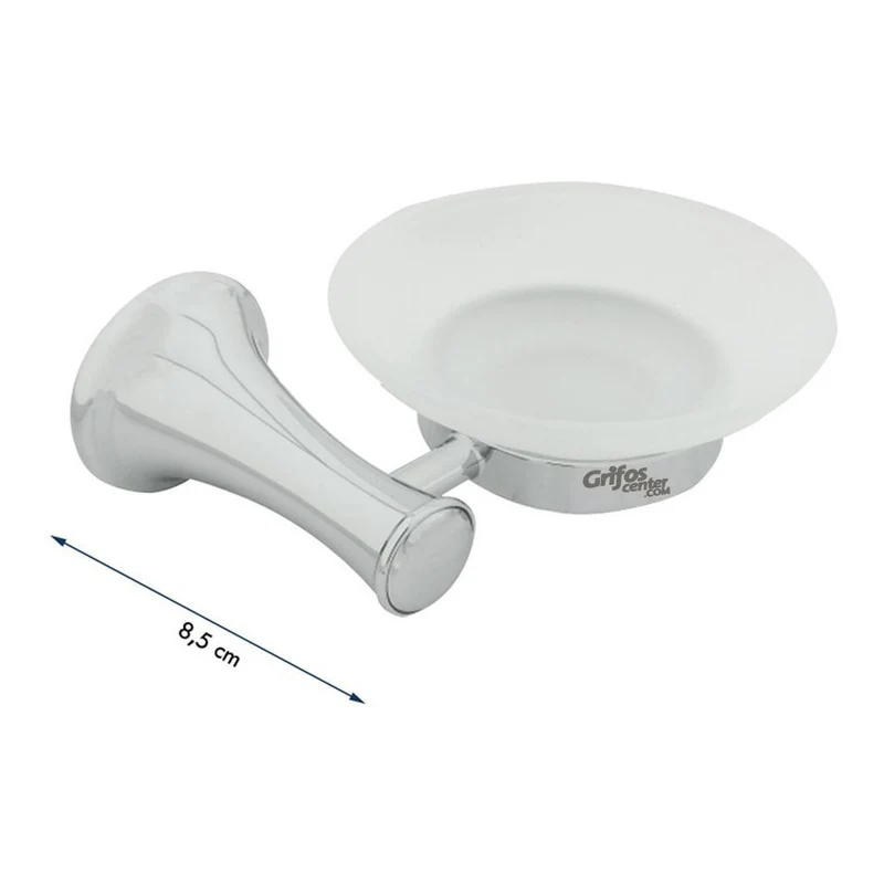 Jabonera Para Baño Base Circular Curva - Image 4