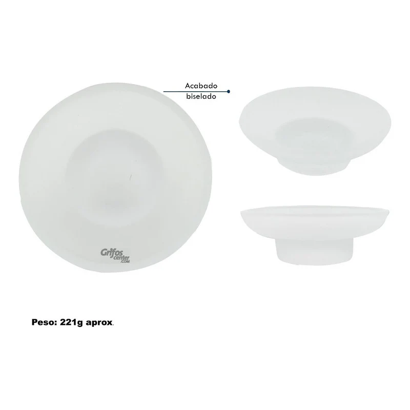 Repuesto Jabonera Para Baño Biselado - Image 2