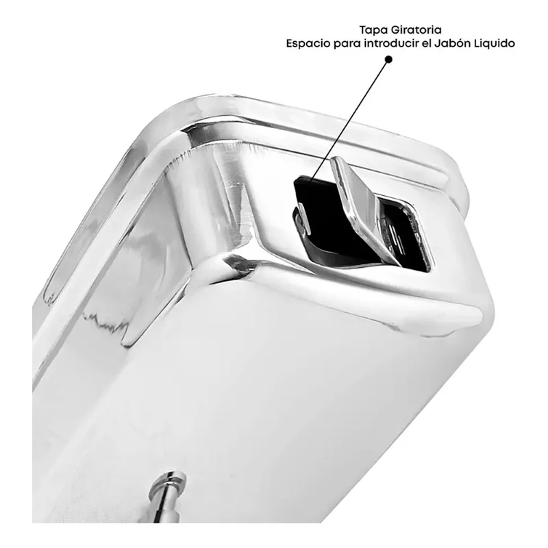 Dispensador De Jabón En Acero De 500ml - Image 3
