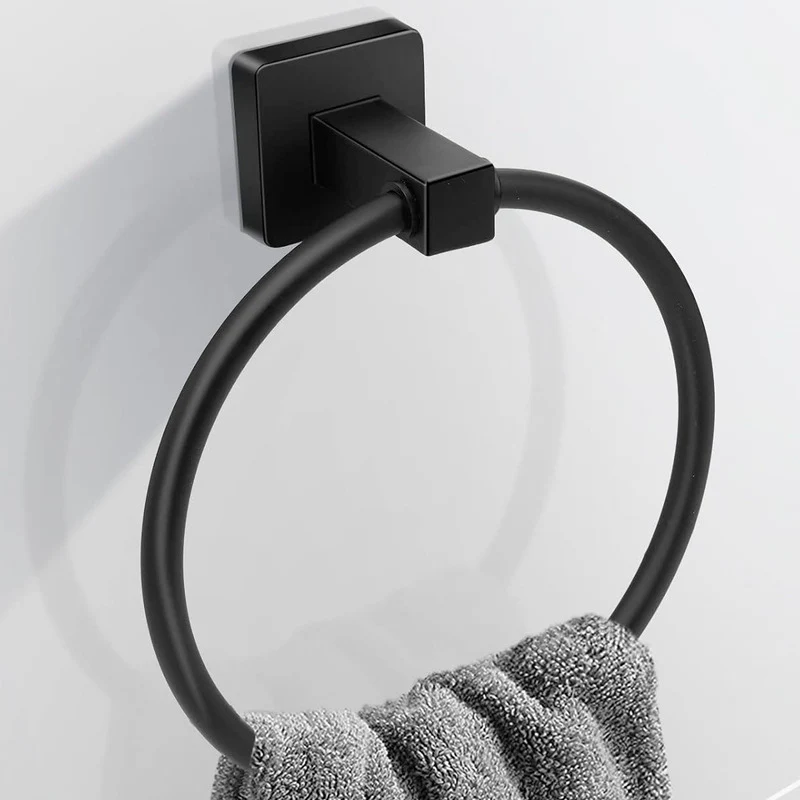 Toallero Para Baño Argolla En Acero Pulido - Image 3