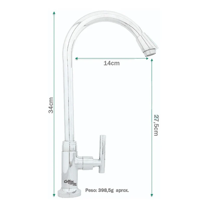 Llave Lavaplatos Alta Mucca - Image 3