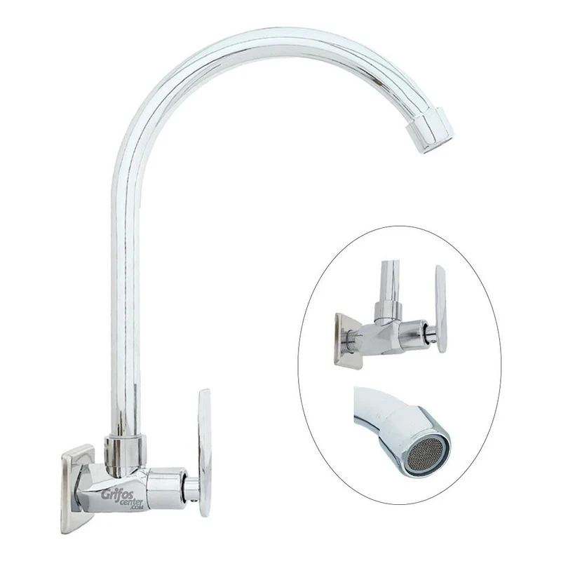 Grifería De Pared Agua Fría Cuello Ganso Tunicia - Image 2