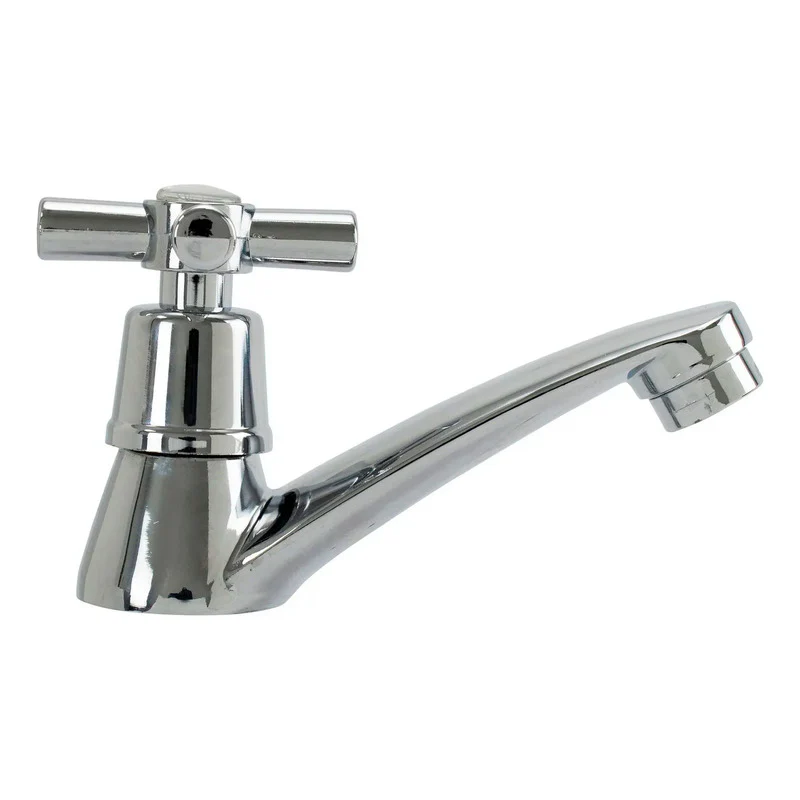 Llave Lavamanos Sencilla Para Lavamanos Tipo Cruceta - Image 2