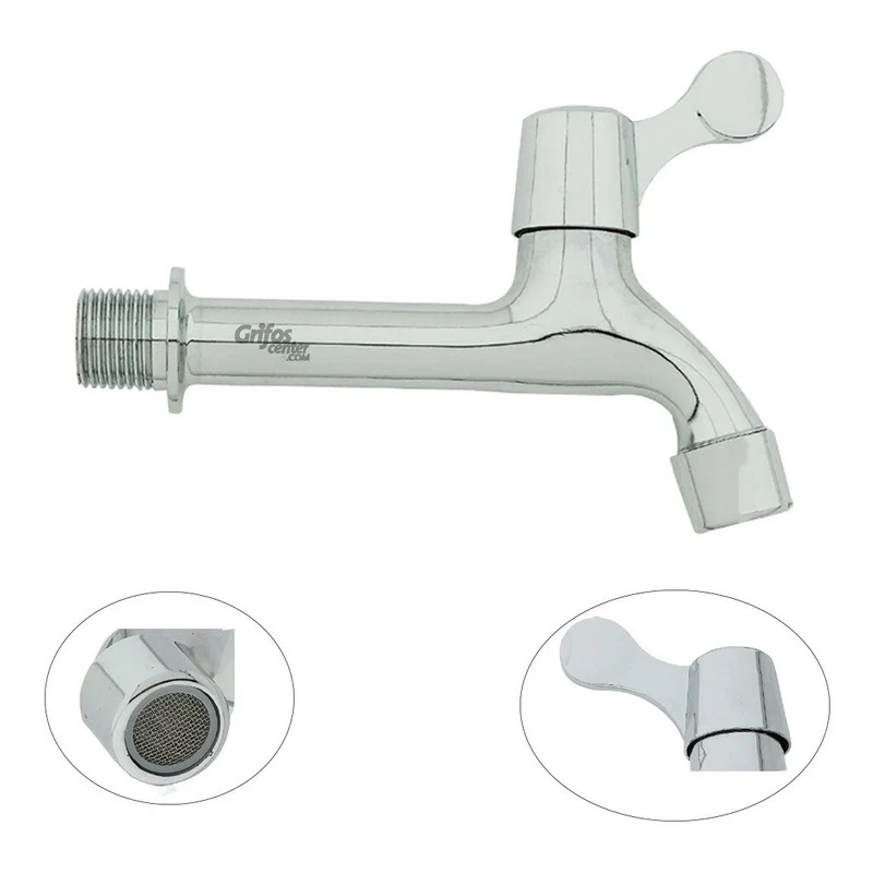 Grifería De Pared Agua Fría Mediana Zamak - Image 3