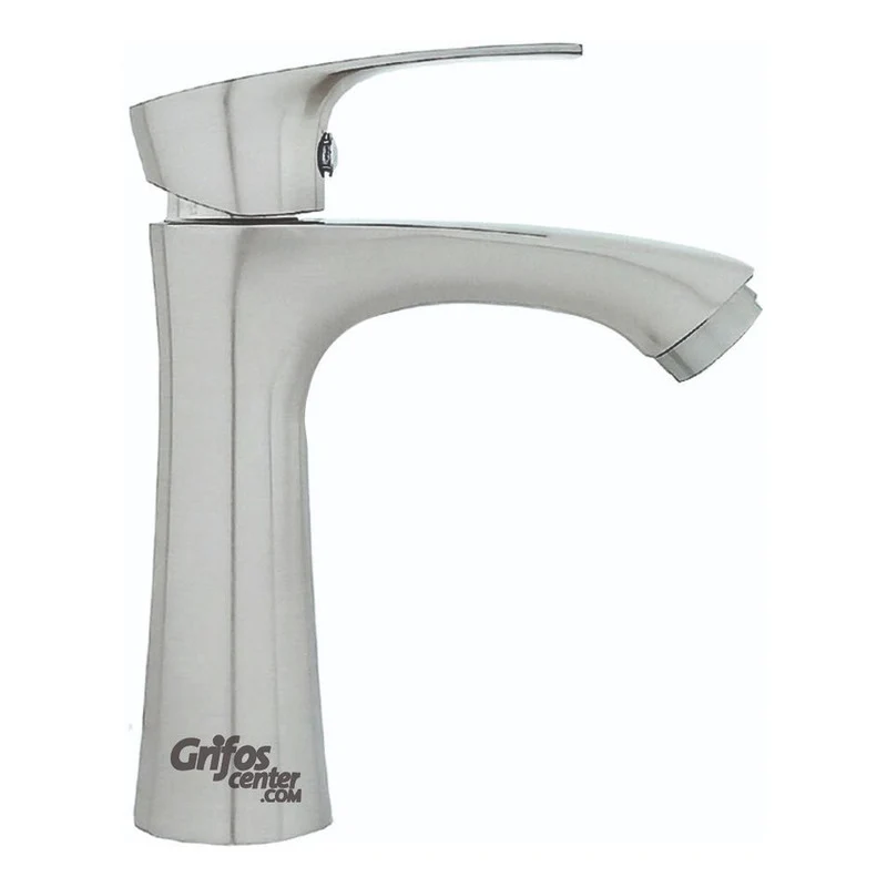Grifería Lavamanos Agua Fría Baja Cifra Satin