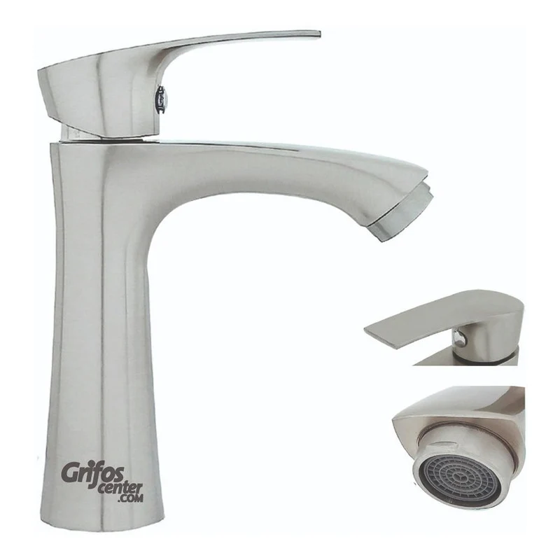 Grifería Lavamanos Agua Fría Baja Cifra Satin - Image 2