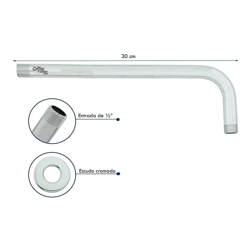 Tubo De Ducha De 30cm - Image 2