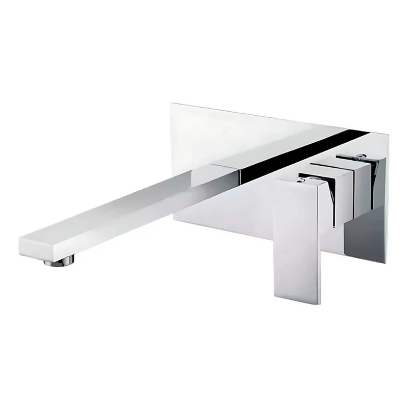 Mezclador De Ducha Monocontrol Pico Cuadrado Pared