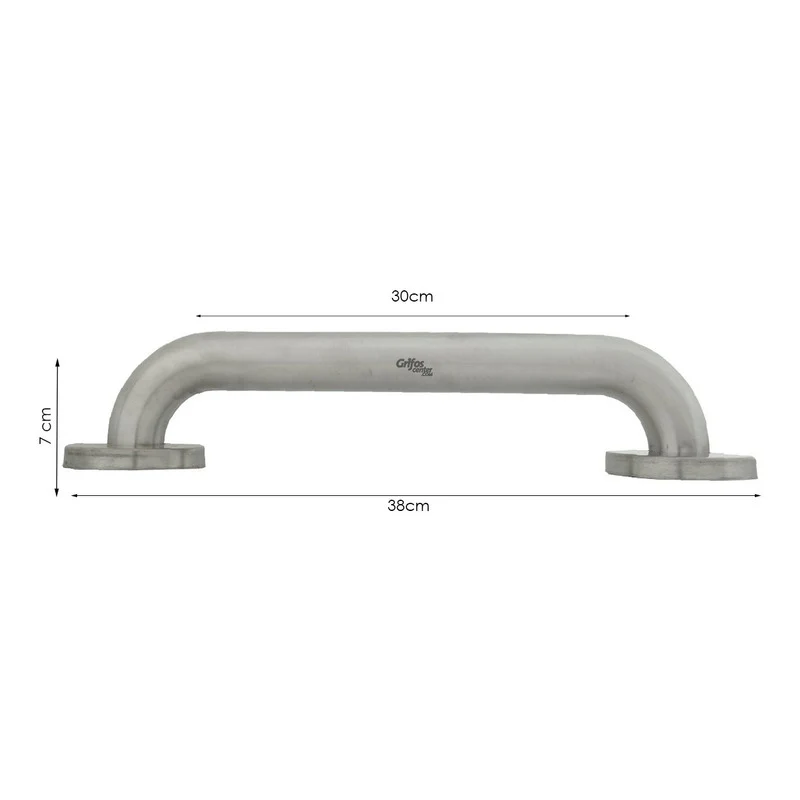Barra De Seguridad Institucional En Acero 304 Satin 30cm - Image 2