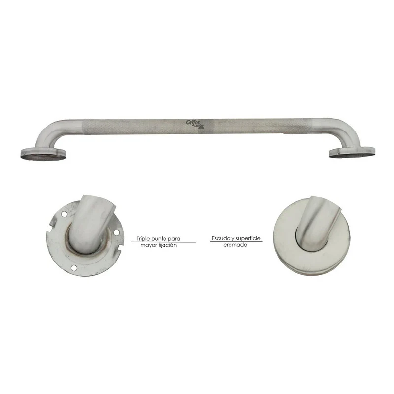 Barra De Seguridad Institucional En Acero 304 Grafilada 60cm - Image 3