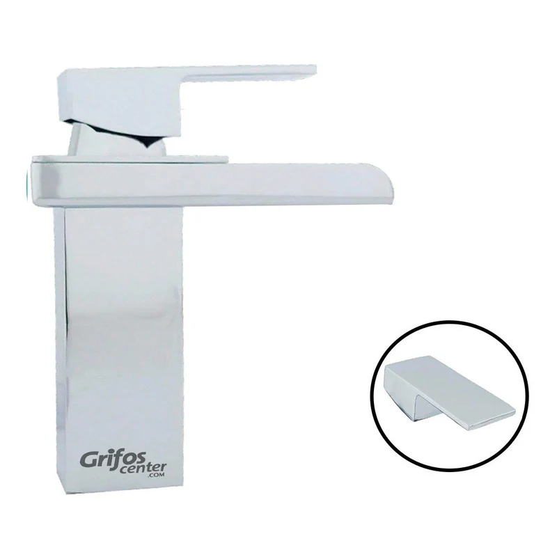 Griferia Monocontrol Para Lavamanos Tipo Cascada Baja - Image 2