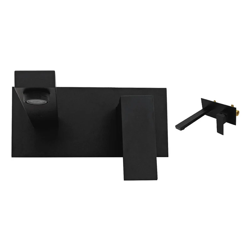Griferia De Pared Para Lavamanos, Cobre Inverso Semi Mate - Image 3