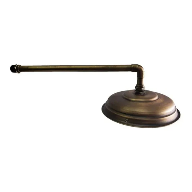 Ducha-regadera Bronce Antiguo 14cm Incluye Tubo 40cm Vintage - Image 5
