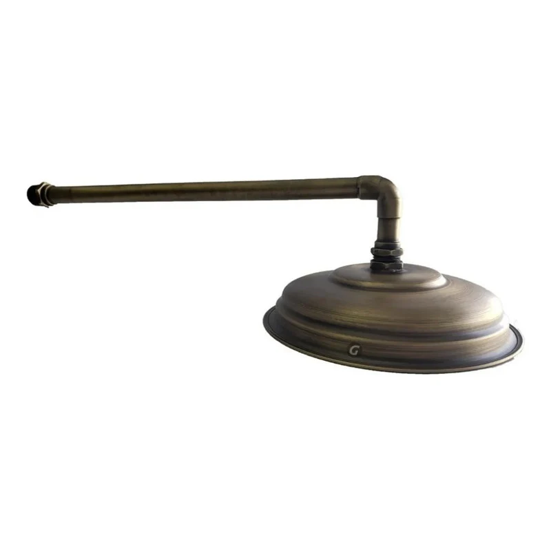 Ducha-regadera Bronce Antiguo 25cm Incluye Tubo 40cm Vintage - Image 3