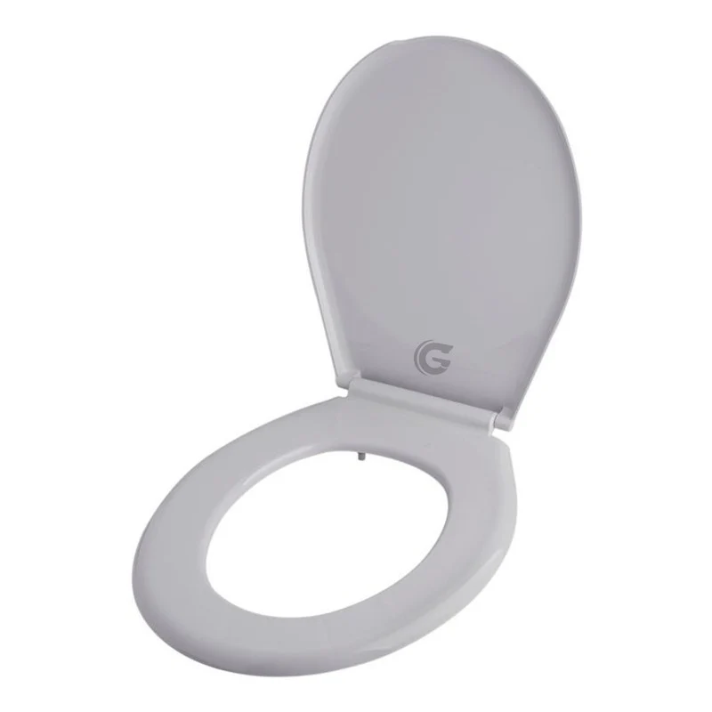 Asiento Universal Para Sanitario Redondo Belo Gris