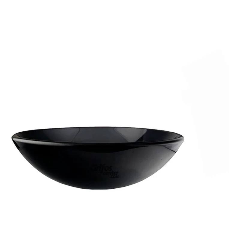 Lavamanos De Vidrio Negro Humo 38cm - Image 2