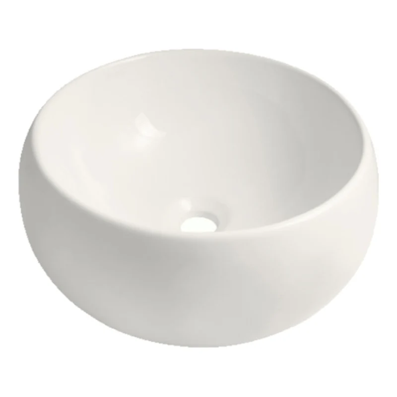 Lavamanos Redondo De Sobreponer Blanco  31*31*14,5cm