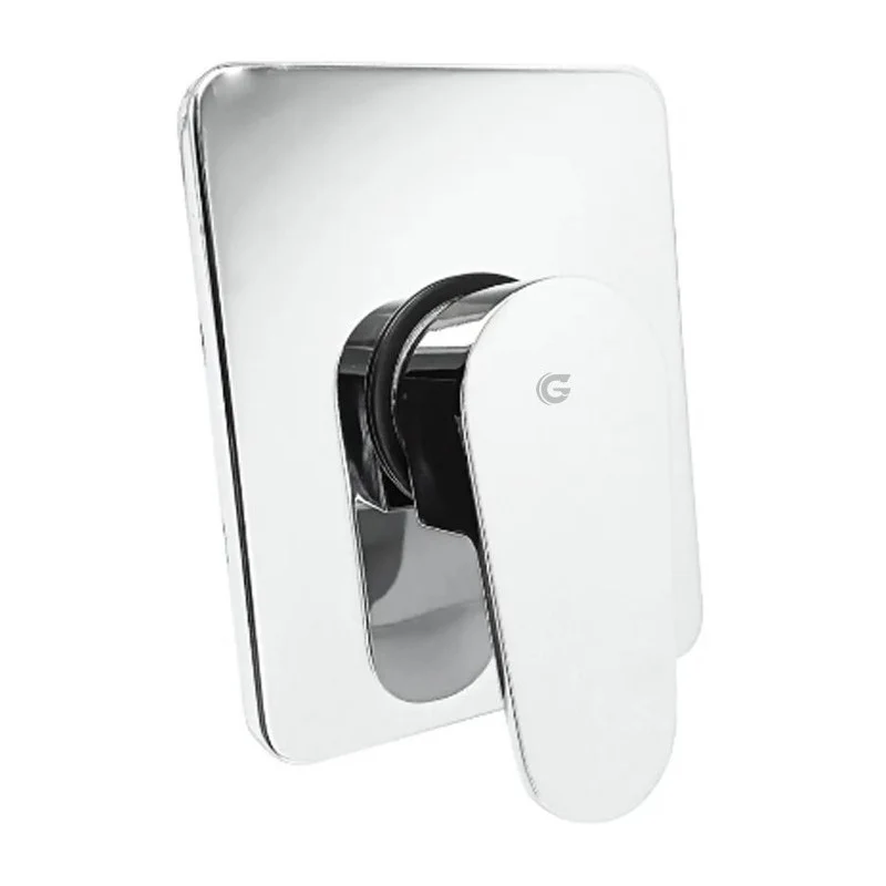 Griferia Monocontrol Ducha Cuadrada Cromada