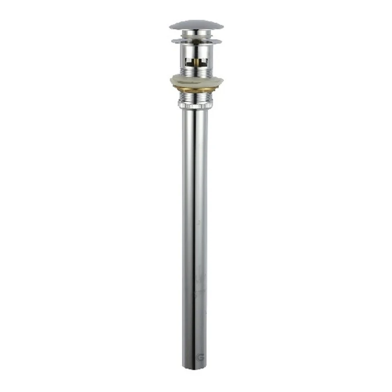 Desagüe De Push Cromado Con Rebose Cuerpo En Laton