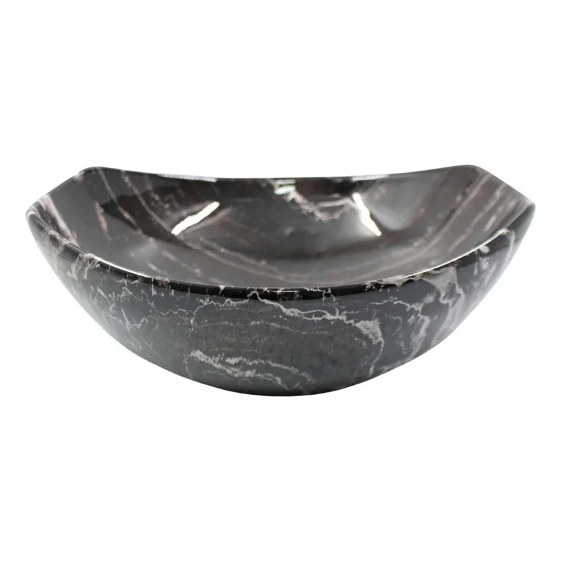 Lavamanos De Sobreponer De Vidrio Negro Onix - Image 2