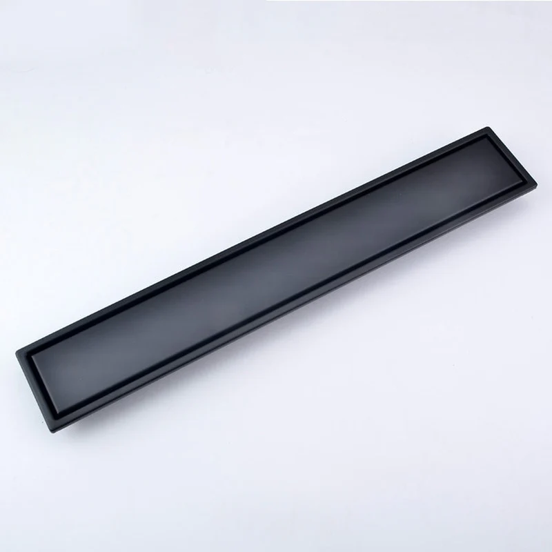 Rejilla Piso Rectangular Invisible De 80cm X 10cm Negro Mate - Image 6