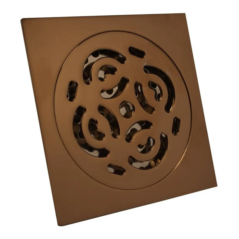 Rejilla De Piso Cuadrada Wayuú Rose Gold 10x0cm