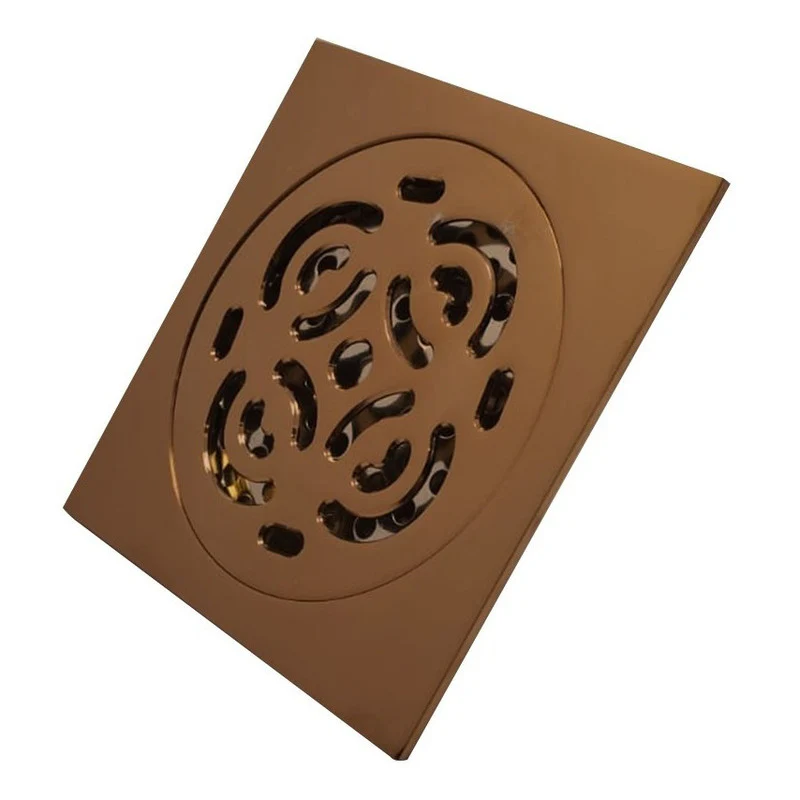 Rejilla De Piso Cuadrada Wayuú Rose Gold 10x0cm - Image 2