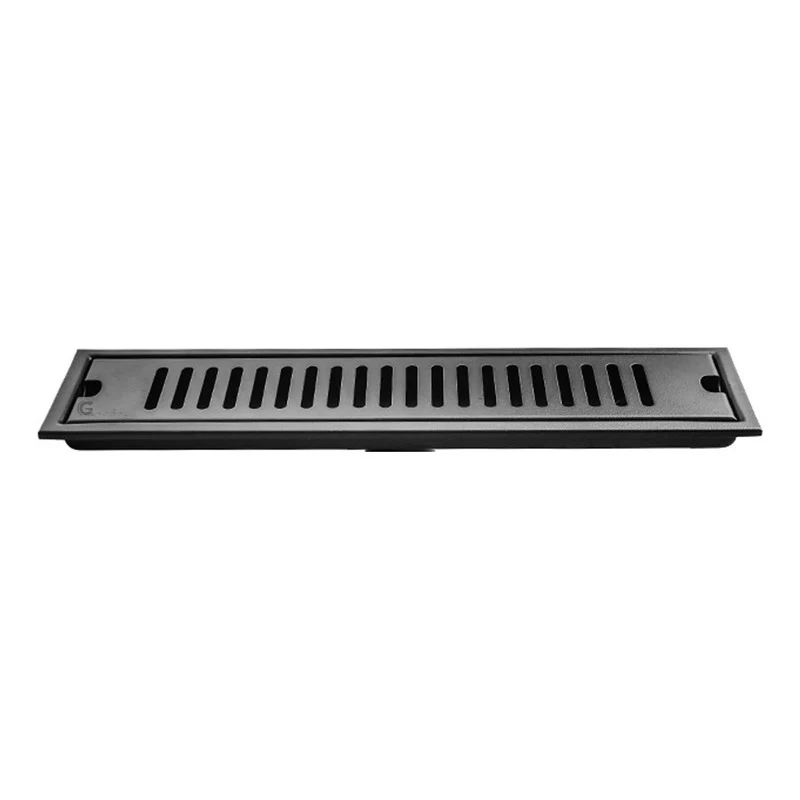 Rejilla Piso Rectangular Ladrillo De 60cm X 10cm Negro Mate - Image 3