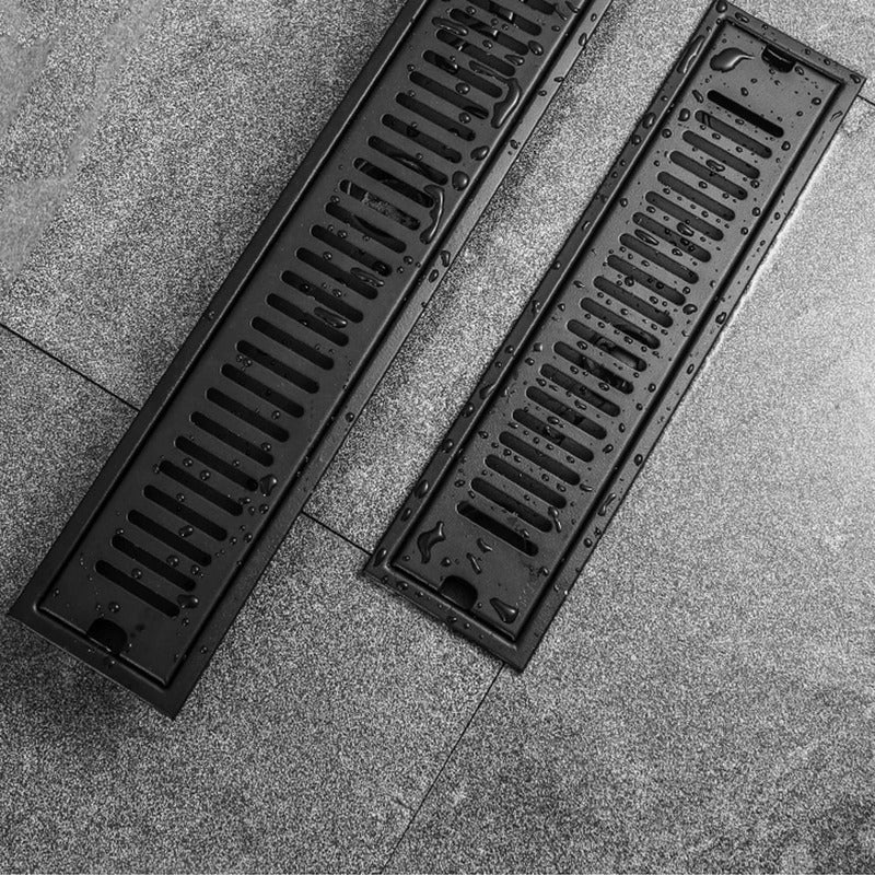 Rejilla Piso Rectangular Ladrillo De 60cm X 10cm Negro Mate - Image 5
