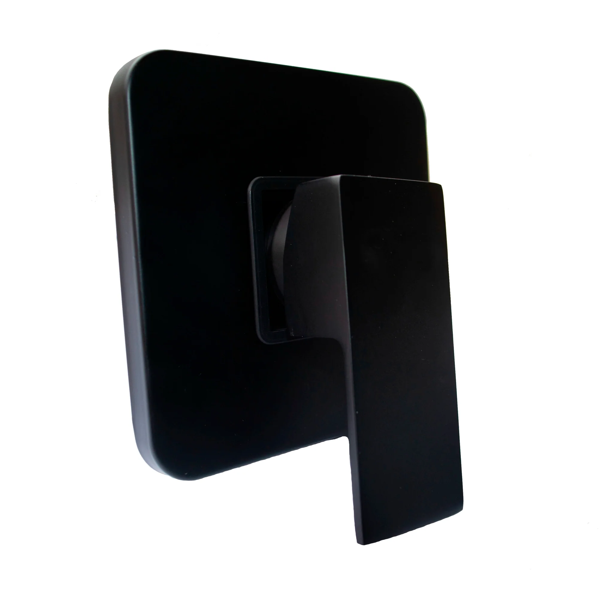 Mezclador Monocontrol Negro Mate Cuadrado