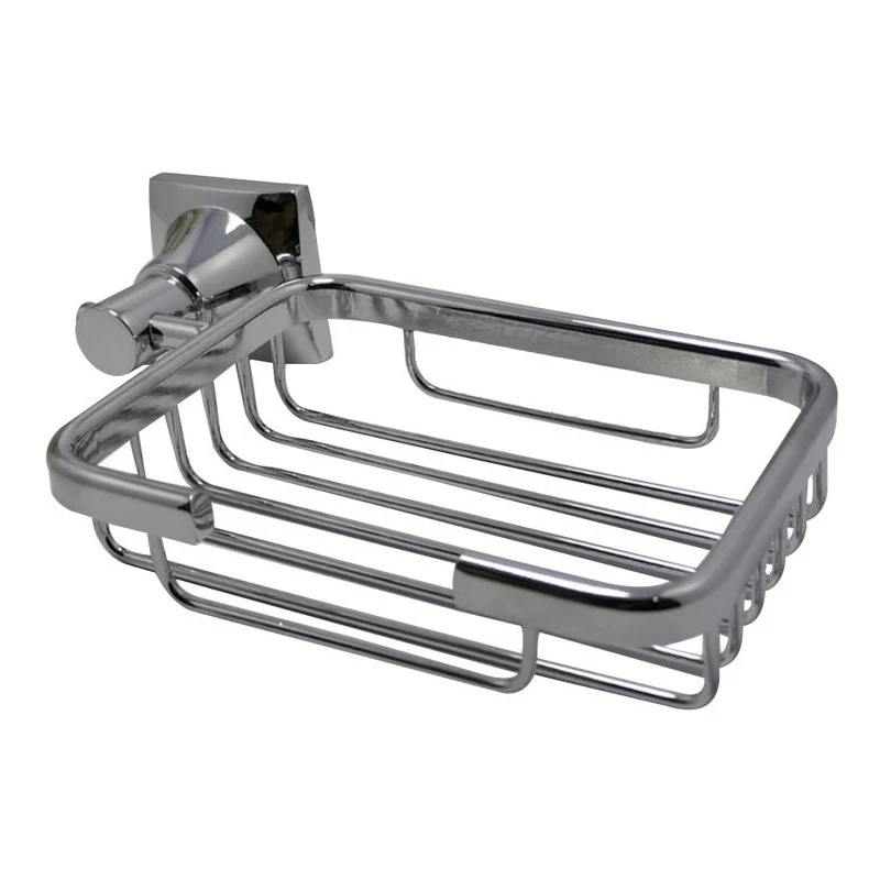 Jabonera Para Baño Pesada Cromada