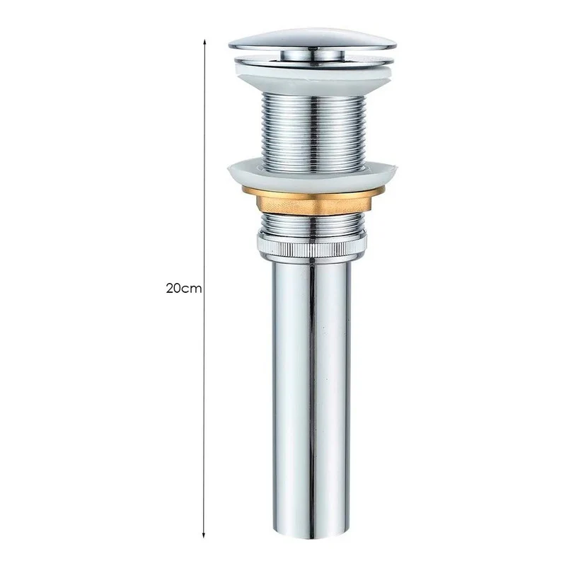 Desague De Push Sin Rebose Hongo En Acero - Image 2