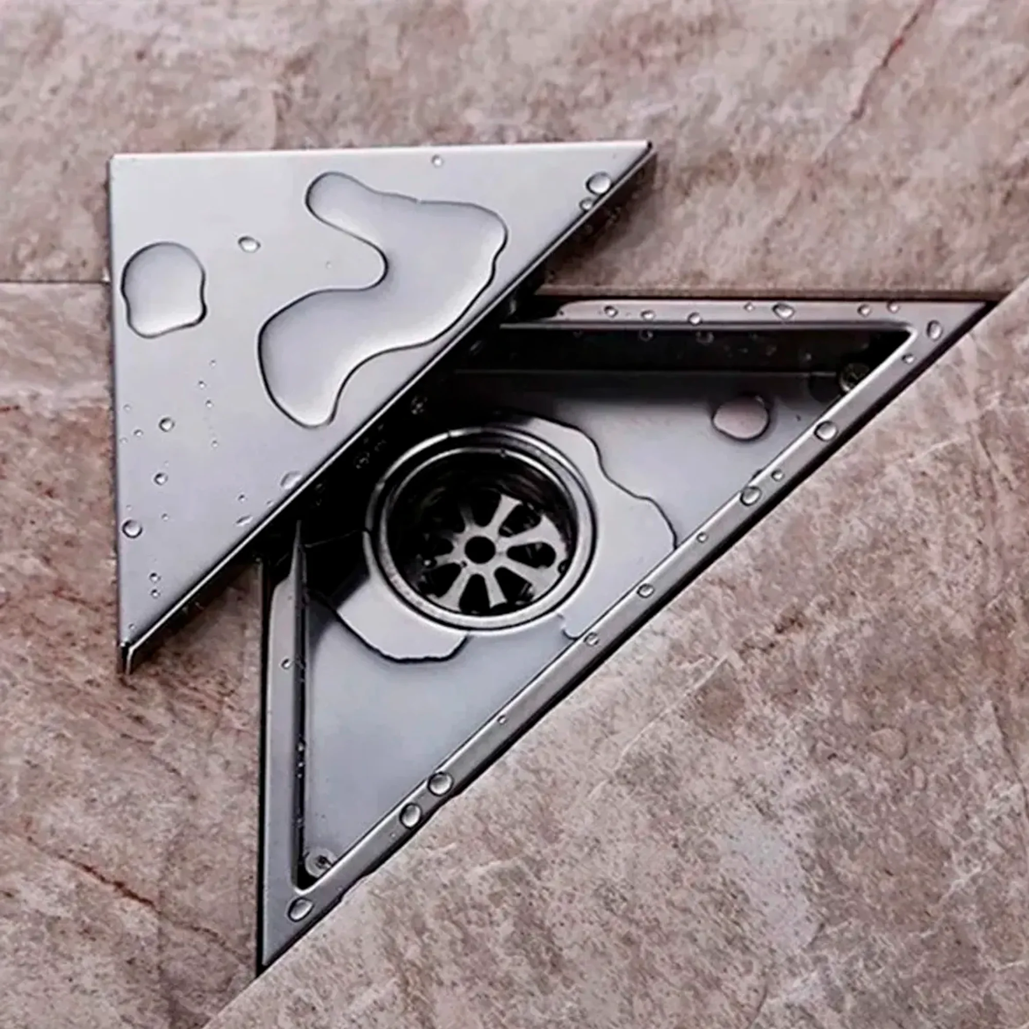 Rejilla de Piso Invisible Triangular 20cm Acero - Image 3