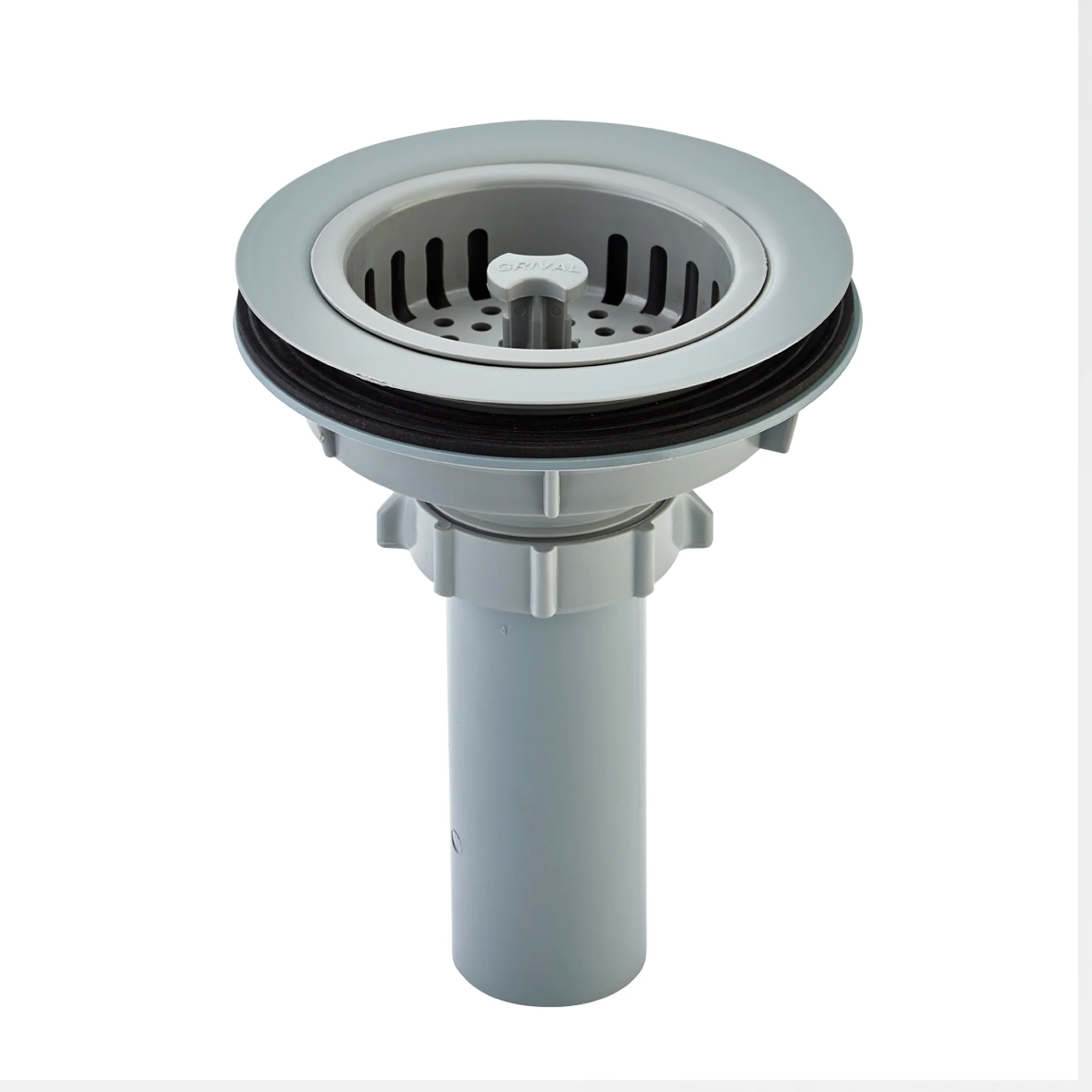 Canastilla Para Lavaplatos Plastico Cromo 4" GRIVAL
