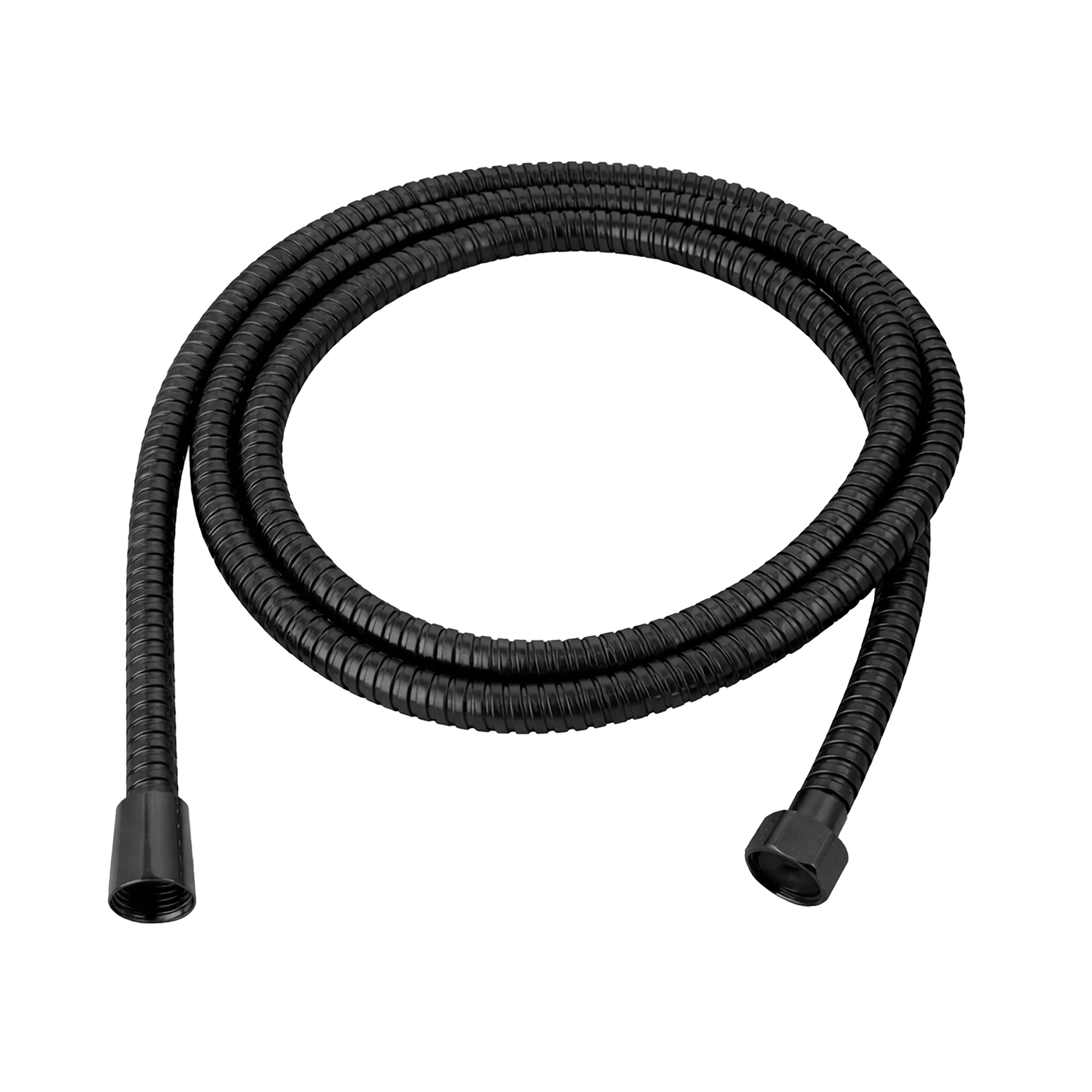 Manguera para Teleducha 2m en Acero Inoxidable Negro Mate