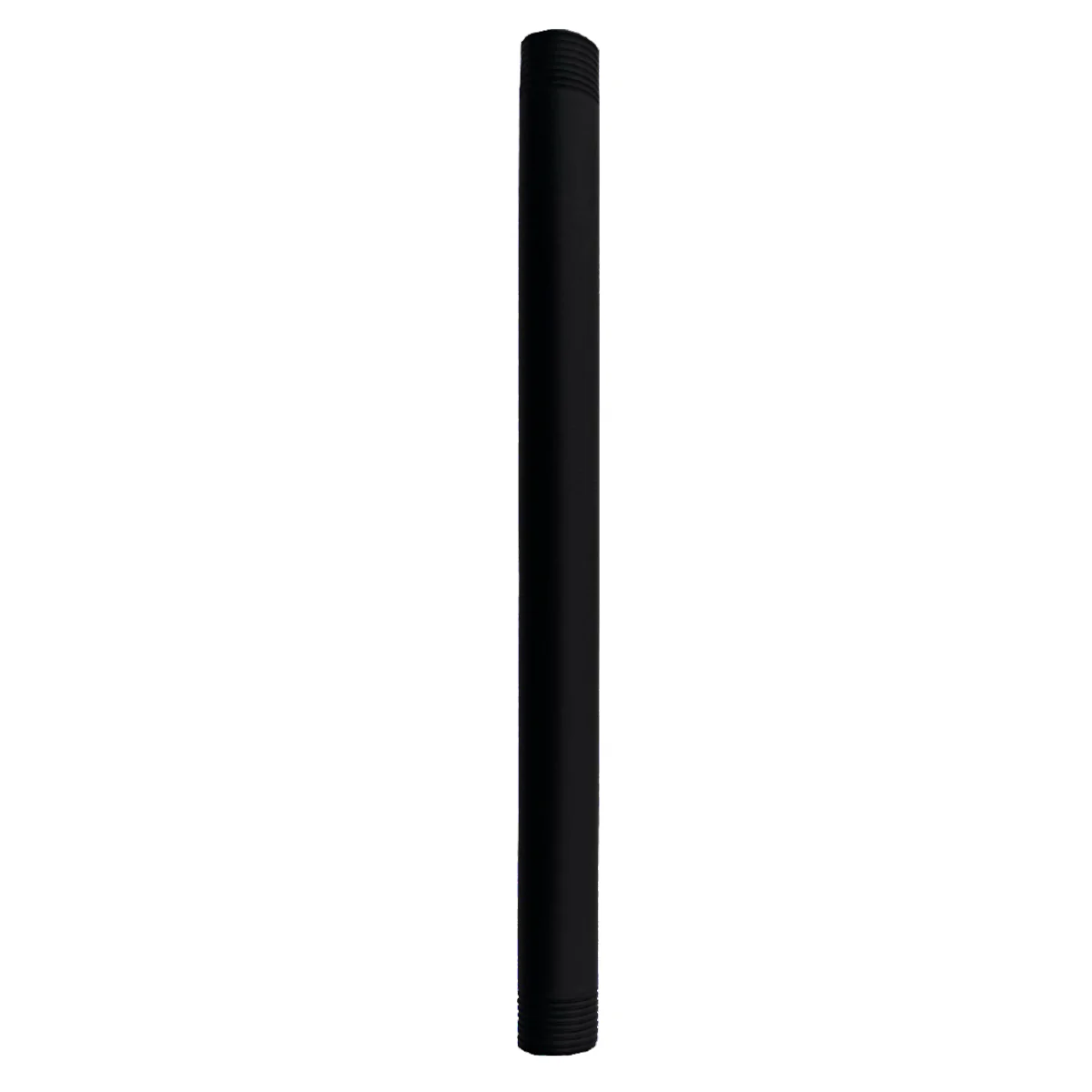 Tubo de Ducha a Techo 25cm Negro Mate